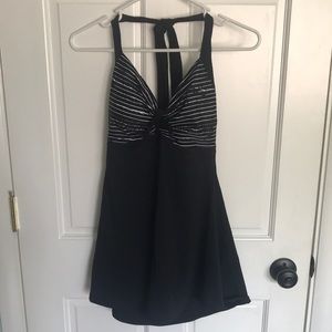 COCOSHIP One-Piece Skirtini Woman’s Swimsuit -L